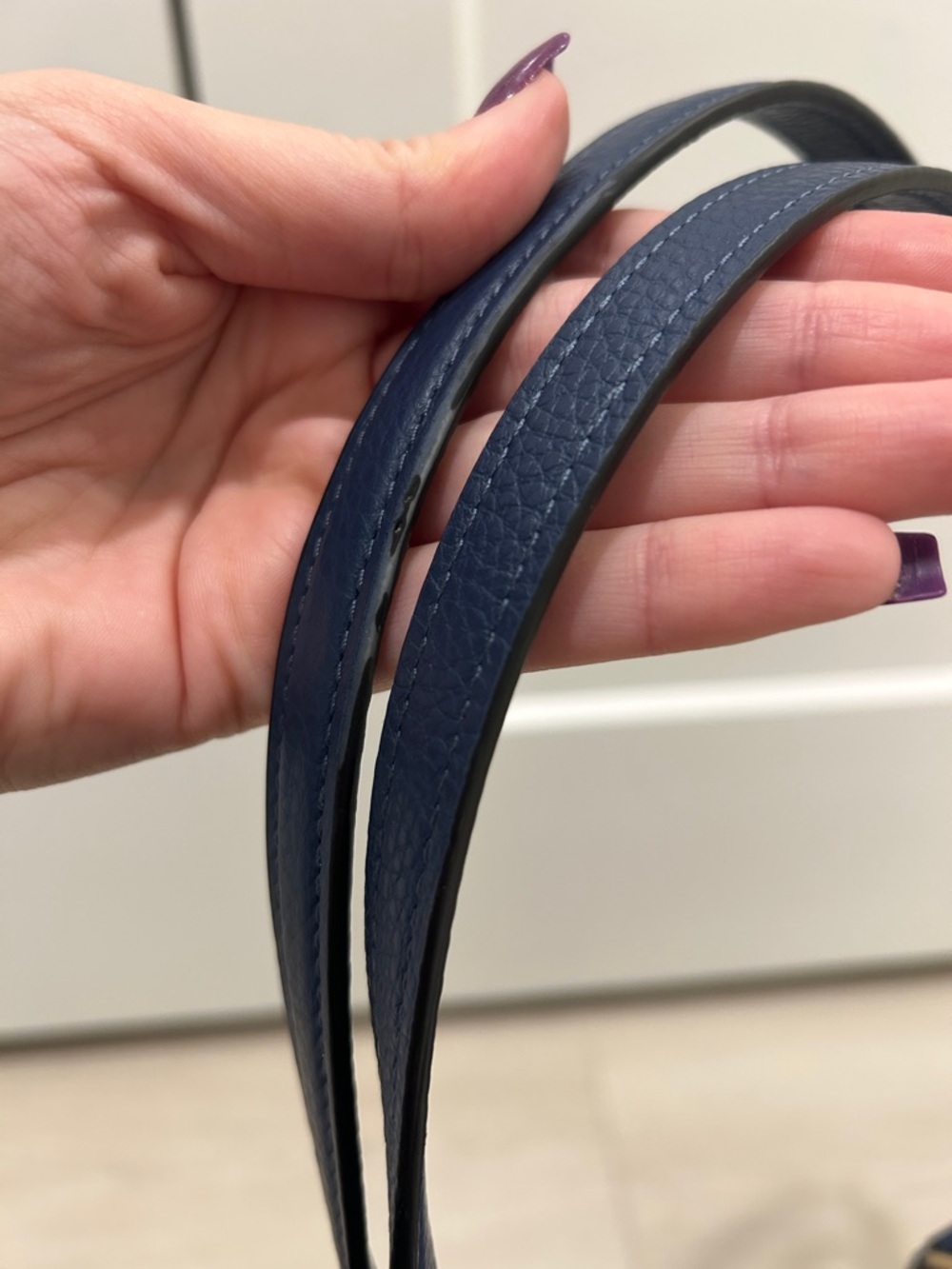 Coach (NWT) Maggie Tote Bag in Deep Blue - Picture 14 of 16